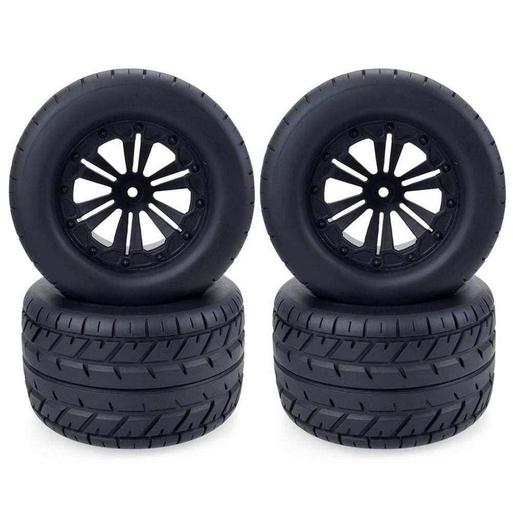 Mini Truck Tire Durable Rubber Wearresistant Tyre Rim Hub Crawler