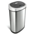thumbnail image 1 of NINESTARS 13.2 Gallon Stainless Steel Hands Free Motion Sensor Trash Can, 1 of 4