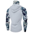 thumbnail image 3 of APEXFWDT Men's Performance Fishing Hoodie Sun Shirt with Mask Big&Tall UPF 50+ Sun Protection Long Sleeve Shirts with Neck Gaiter,L,Gray, 3 of 4