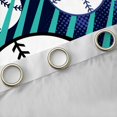 thumbnail image 4 of Feelyou Est Baseball Sleep Blackout Curtains Set of 2 (52x84 Each) for Kids, Fashion Polkadot Stripes Window Curtains, Cartoon Sports Theme Curtains and Drapes, Window Curtains Home Decor, 4 of 6