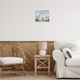 thumbnail image 3 of Stupell Industries White Barn with Clouds Landscape Painting White Framed Art Print Wall Art, 14 x 11, 3 of 10
