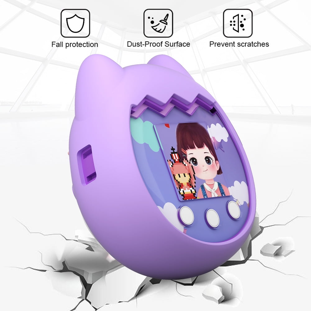 Máquina de jogo de animais de estimação virtual cobre caso de proteção de  silicone para Tamagotchi Pix