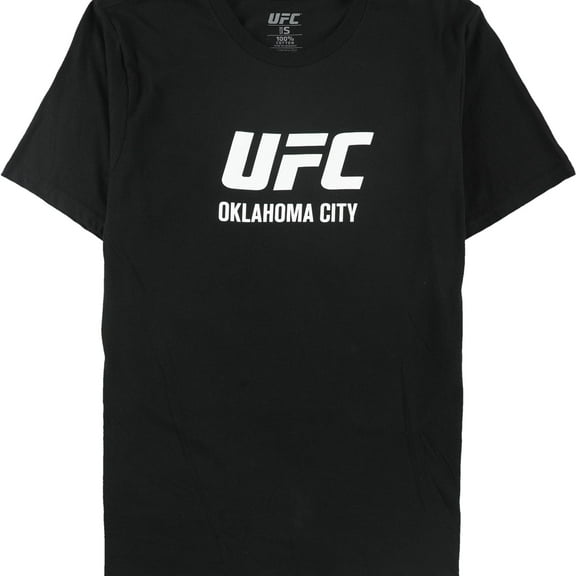 UFC Womens Oklahoma City Graphic T-Shirt, Black, Small