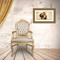 thumbnail image 3 of Roux, Simon 14x9 Gold Ornate Wood Framed with Double Matting Museum Art Print Titled - Madonna and Child-after Procaccini, 3 of 4