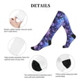 thumbnail image 6 of Bixox White Skull Flower Print Compression Socks,Compression Socks Women & Men Circulation for Medical,Running,Athletic, 6 of 7