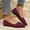 Wine, variant on Daily Outing Comfortable Lightweight Dress Shoes Plus Size Pointed Toe Wide Width Spring Summer Wine 6.5