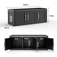 thumbnail image 6 of EasyUp Resin Space-Saving Hidden Cat Litter Box Enclosure for Small Spaces & Home Corners, 6 of 9