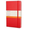 Moleskine Classic Notebook, Hard Cover, Large (5" x 8.25") Ruled/Lined, Scarlet Red, 240 Pages