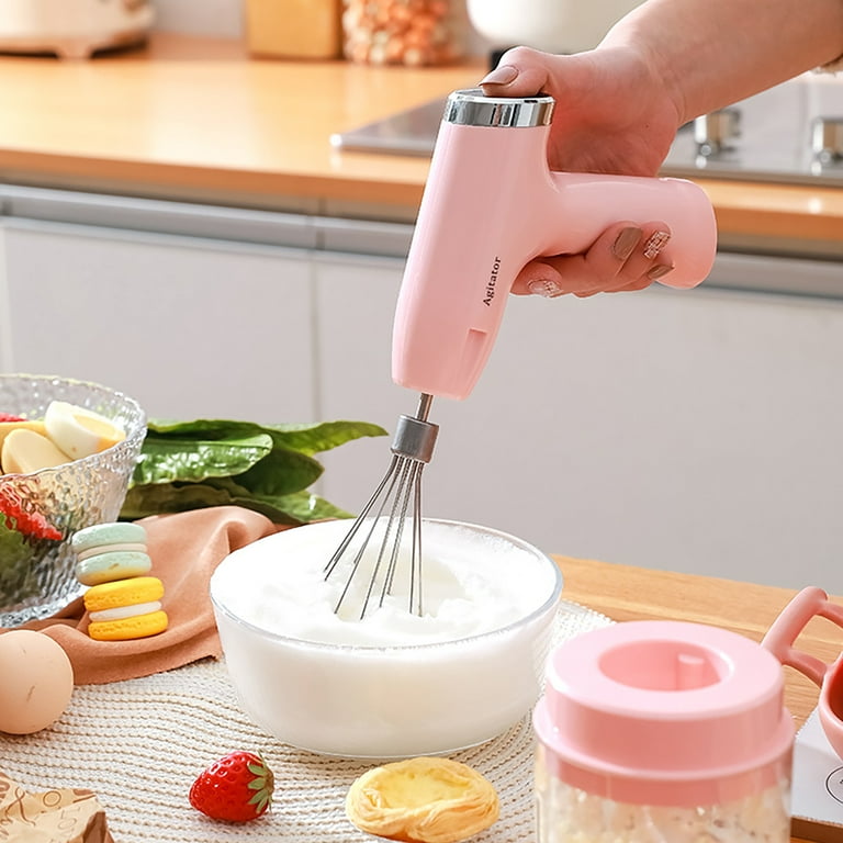 Skinada Electric Egg Beater Milk Frother, USB Rechargeable