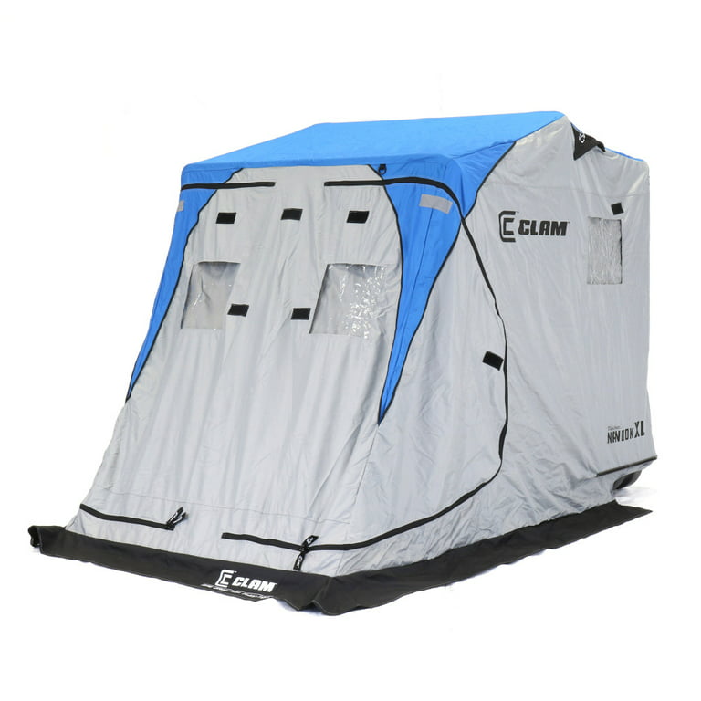 Clam Outdoors Extra-Large Nanook Ice Fishing Shelter, Fits 2 Anglers