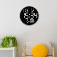 thumbnail image 1 of Reloj de pared digital Colco Pantalla de temperatura y humedad 10 pulgadas blanco, 1 of 8