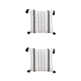 thumbnail image 2 of Matsuzay Almohada de algodón para reposacabezas para viajes largos Almohada de baño cómoda y de apoyo para el hogar Lujoso diseño moderno CR-634 45*45cm 2piezas, 2 of 6