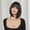 BK2, variant on Easter Short Bob Wig with Air Bangs, Orange - Pure Desire Straight Hair Bobble Head Ageing New Full Head Set Short Hair Wig Female A Pvc Wig St. Patrick'S Day, Wedding, Season, Anniversary