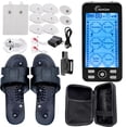 thumbnail image 1 of Estimulador muscular Tens con 24 modos, masajeador de pulso EMS para cuello, espalda, piernas y hombros, con zapatillas de reflexología y estuche de viaje de EVA., 1 of 5