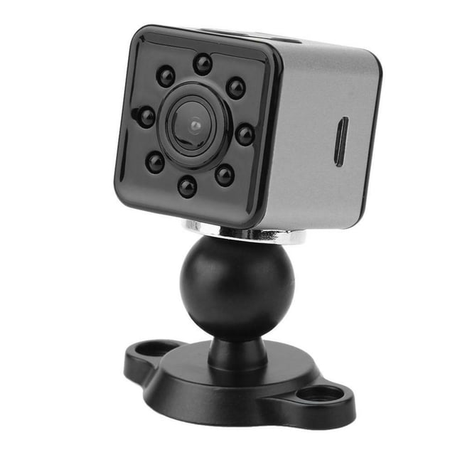 Qarigey Mini cámara de video Cámara inalámbrica Wifi Vista nocturna Videocámara de mano DV Video Grabadora de voz Herramienta Lentes plata Qarigey EL4748-03B
