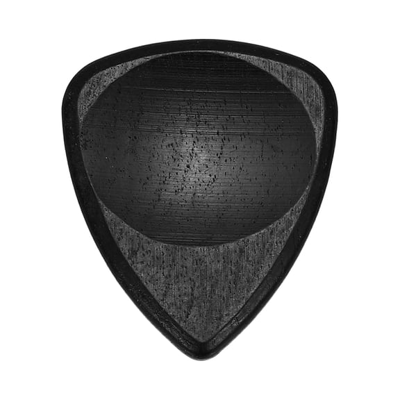 Uxcell 1 Pcs Wood Guitar Pick, 3.0mm Ultra Heavy Gauge Wood Groove Shape Guitar Picks for Electric and Acoustic Guitars, Purple Red