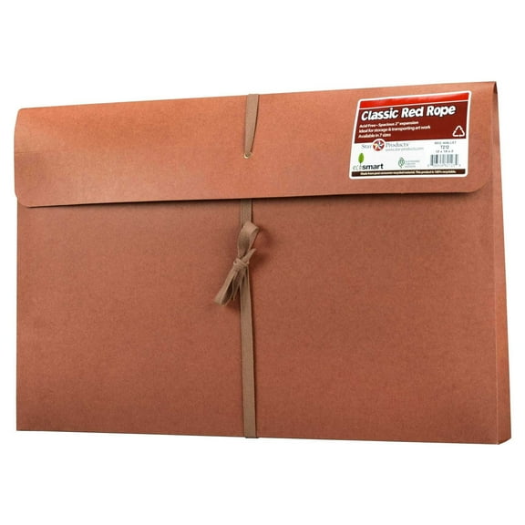 Star Products 12 x 18 x 2 in. Durable Cloth Tie Tape Art Portfolio