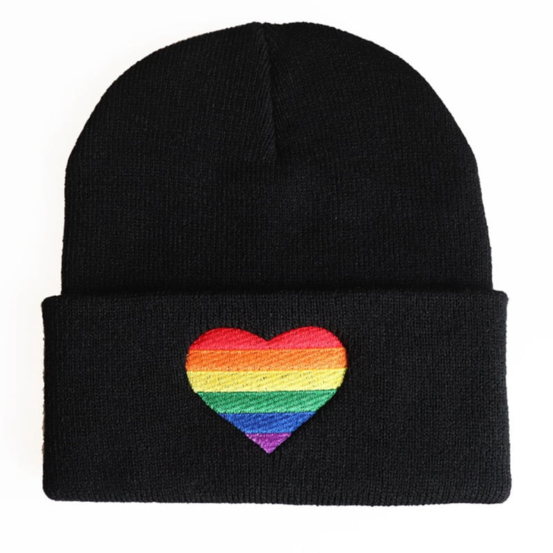 airbrushed gay pride hat