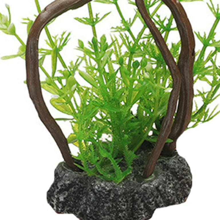 Archer Fake Water Plants Safe Accessories Resin Simulation Driftwood Tree  Root for Landscaping 