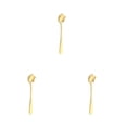 thumbnail image 4 of Guardoinrt 1/2/3/5 Home Stainless Steel Tea Spoon Restaurant Coffee Juice Beverage Condiment Sugar Teaspoon Kitchen Gadget Accessory Type 5 3PCS, 4 of 6
