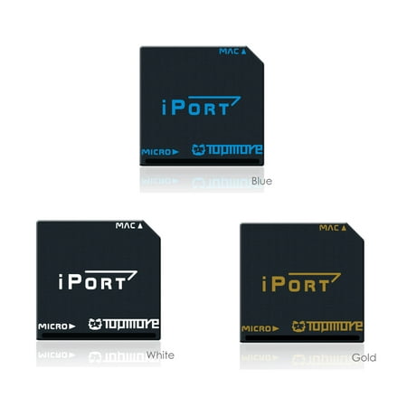 TOPMORE 3 PACK iport MacBook microSD Memory Card Adapter Converter for