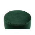thumbnail image 3 of TOV Furniture Yamma Forest Green Velvet Ottoman, 3 of 8