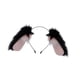 thumbnail image 4 of Diadema con orejas de perro Yinane para disfraz de cosplay de animales negro, 4 of 8