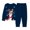 AB292 Navy, variant on Bainana Unisex Kids Christmas Pajamas Animals Print Long Sleeve T-Shirt Pants Sleepwear Boys And Girls Daily Casual Outfit Set, Size 2-3 Years