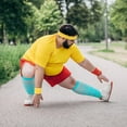 thumbnail image 3 of 3 Pairs Plus Size Compression Socks for Women Men Wide Calf 20 30 mmHg Extra Large for Circulation Support Recovery 5XL, 3 of 7