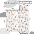 thumbnail image 5 of Princess and Carriage White Pattern Teens Toddler Nap Mat with Pillow, Sleeping Mat Bag for Preschool Daycare 60"x20", 5 of 6
