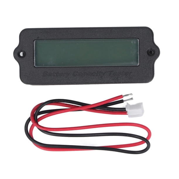 Indicador de voltaje de batería, medidor de batería con retroiluminación Medidor de batería Monitor de batería digital Funcionalidad inteligente Jadeshay A