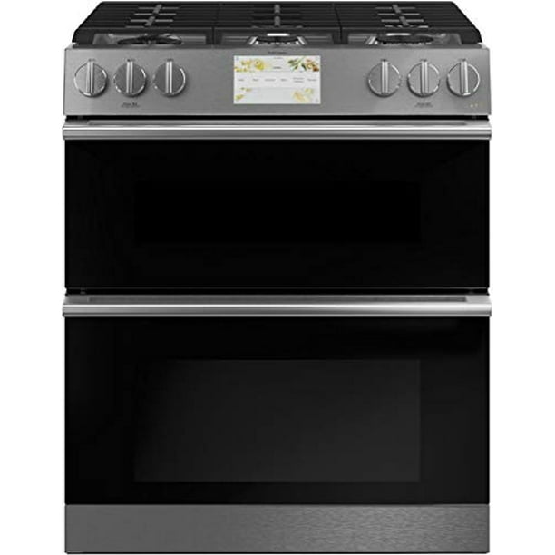 Café™ 30" Smart SlideIn, FrontControl, DualFuel, DoubleOven Range