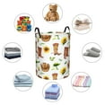 thumbnail image 4 of Rateoe Rustic Western Charm Pattern Round Laundry Hamper Basket, Tall Hamper Basket for Blanket Storage, Nursery Clothes Hamper for Laundry in Bedroom and College Dorm-Medium, 4 of 6