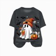 thumbnail image 4 of Towmus Halloween Shirt for Women Graphic T-shirt Casual Crew Neck Short Sleeve Tee Tops, 4 of 4