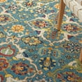 thumbnail image 4 of Nourison Allur Bohemian Turquoise/Ivory 6' x 9' Area Rug, (6x9), 4 of 10