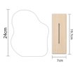 thumbnail image 1 of Irregular Desktop Mirror Simple Alien Cloud Dressing Mirror Girl Student Dormitory Bedroom Makeup, 1 of 3