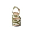 thumbnail image 3 of Sam Edelman Trianna Green Square Open Toe Block Heel Ankle Strap Heeled Sandal (GREEN, 10.5), 3 of 6