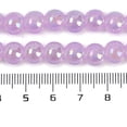 thumbnail image 4 of Baking Painted Electroplate Glass Beads Strands AB color Plated Round Plum 8.5mm Hole: 1.5mm about 95pcs/strand 29.53''(75cm), 4 of 4