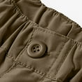 thumbnail image 6 of M-5X Plus Size Cargo Shorts for Men with Pockets Big & Tall Straight Leg Elastic Waist Casual Solid Color Below the Knee Work Short, 6 of 7