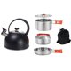 thumbnail image 1 of Juego de utensilios de cocina para acampar Sharpla hervidor duradero compacto ligero, 1 of 9