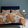 thumbnail image 2 of Ginger Christmas Tree Quilt Cover Set Fashionable Printed Bedding Covers with Pillowcase Home Textiles, King (90"x102"), 2 of 5
