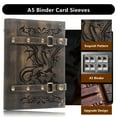 thumbnail image 2 of Trading Card Binder with 4-Pocket Sleeves – Holds 240 Cards,Perfect for Collectors For MTG,TCG,Game Cards & Sports Cards Accessories Gift, 2 of 5