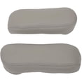 thumbnail image 4 of ECCPP Gray Leather Armrest Arm Rest Cover Upholstery fit for Ford F250 F350 Excursion Lariat 99 00 01 02 03 04 05 06 07(Premium Faux Leather - One Pair Set of 2 ) Fits select: 2005-2006 FORD F150, 4 of 5