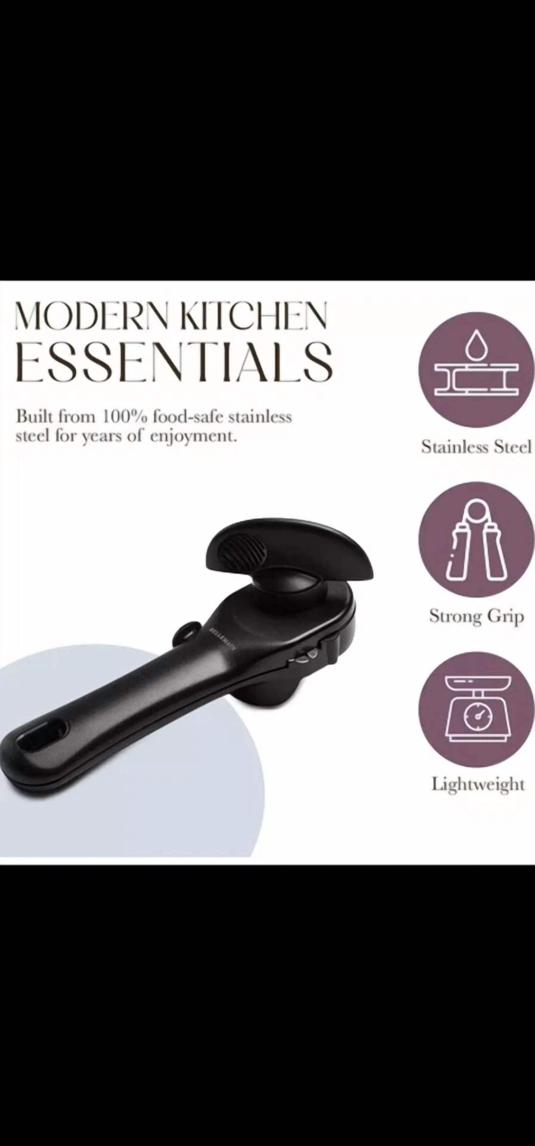 CIRCLE- Bellemain Stainless Steel Can Opener