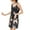 Black, variant on Women's Sexy Satin Chemise Nightgown Pjs Short Night Dress Soft Cami Summer Silky Fall Sleep Cool Sleeveless Silk Sleepwear Black Large