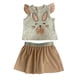 thumbnail image 1 of Conjunto Kiss Conejita Blusita Estampada y Falda para Bebé Talla 6 meses, 1 of 4
