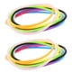 thumbnail image 4 of 100 pulseras de silicona, pulseras de gelatina, lazos para el pelo para mujer, pulseras retro para recuerdos de fiesta de los años 80, 4 of 6