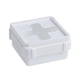 thumbnail image 1 of Caja De Almacenamiento Ranura En Forma De Cruz Visible Blanca Ahorro De Espacio Suave Organizador De Cajón De Escritorio Superpuesto De Empalme Libre Multifuncional Con Tapa Para Cocina Hogar Sweethay HA028067-01, 1 of 7