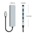 thumbnail image 3 of Klonfd Type C Docking Station USB Hub Suitable ForE LaptopMac 5 In 1 Docking Station, 3 of 5