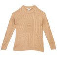 thumbnail image 2 of Time and Tru Women's and Women’s Plus Mix Stitch Sweater, Midweight, Sizes XS-3X, 2 of 5